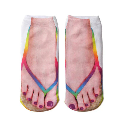 Colorful Patterned Casual Socks
