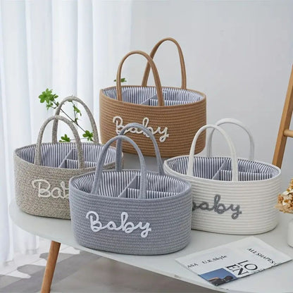 Soft Nursery Storage Baby Basket Holder - Luxicro
