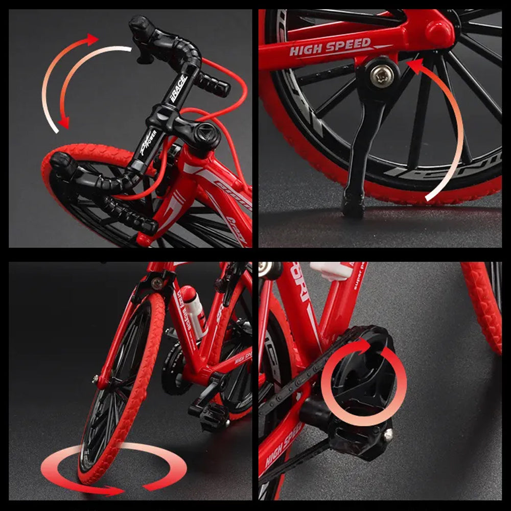 Metal Bike Miniature Figurine