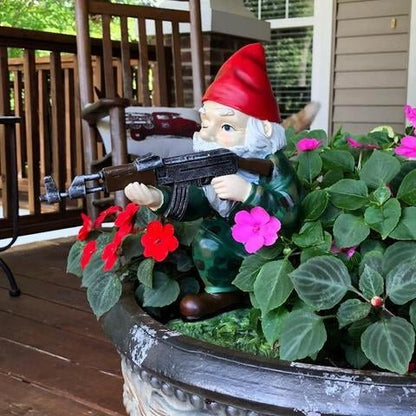 Colorful Garden Gnome Figurine Ornament