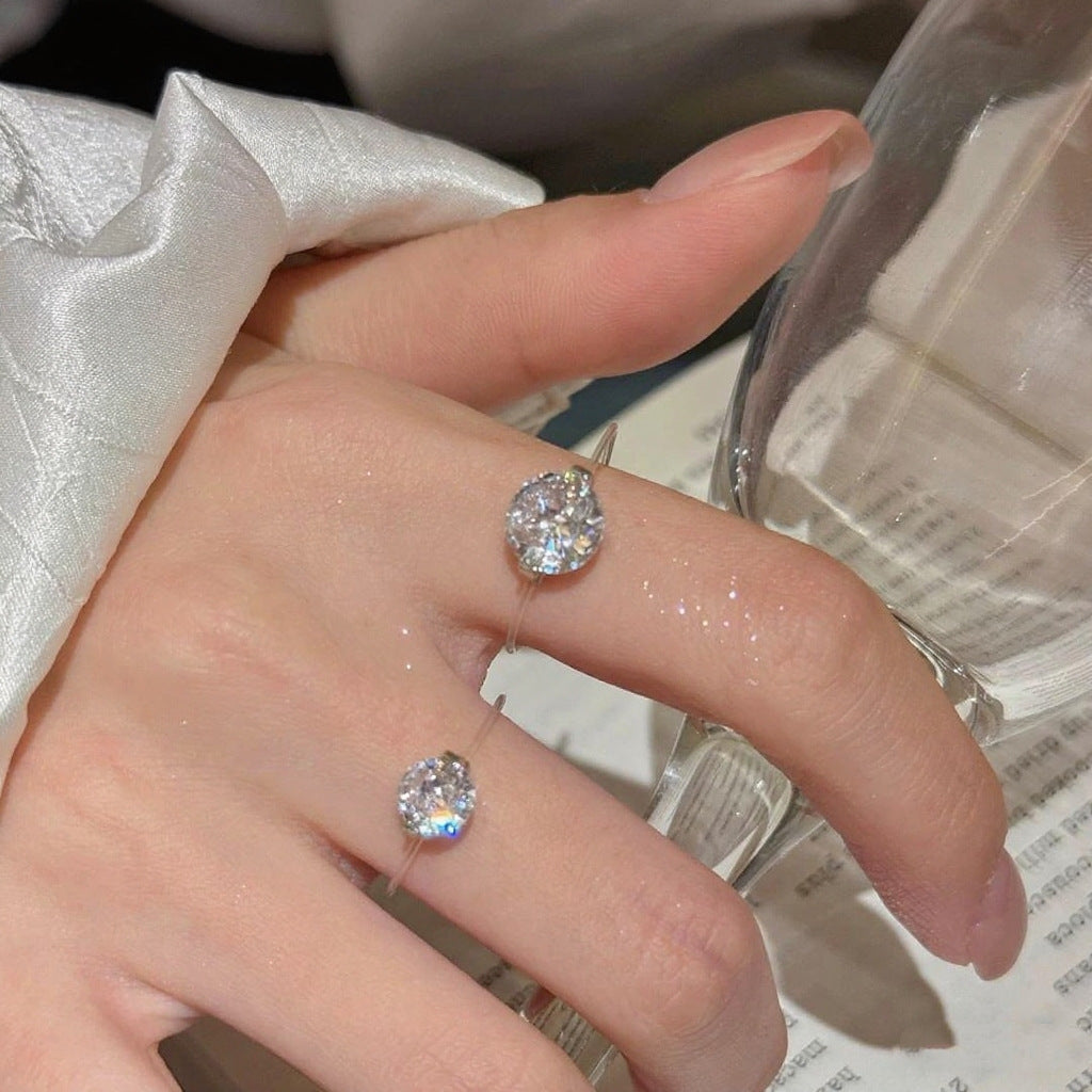 Affordable 1-2 Carat Moissanite Engagement Ring