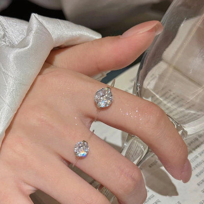 Affordable 1-2 Carat Moissanite Engagement Ring