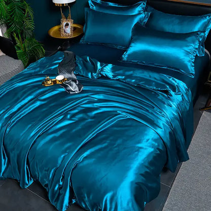 Luxurious Silk Feel Duvet Cover