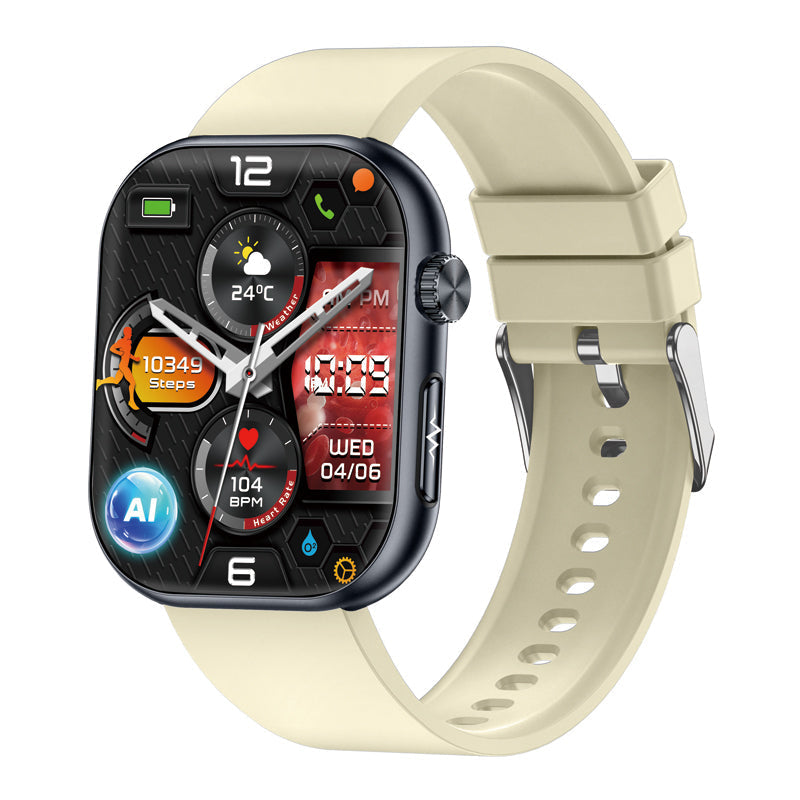 Accurate Fitness Smartwatch with Heart Rate Blood Pressure Monitor