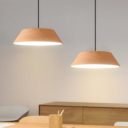 Natural Wood Japanese Pendant Light