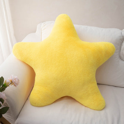 Soft Colorful Plush Star Pillow
