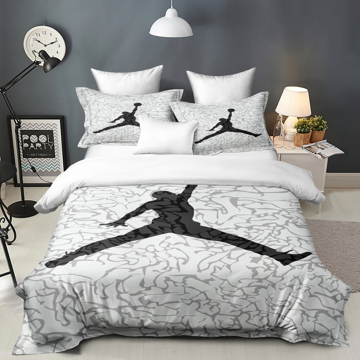 Comfortable Sports Basketball Bedding Set - Luxicro