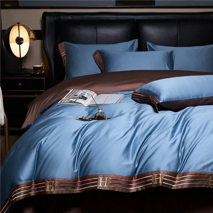 Soft Embroidered Cotton Bed Sheet Set