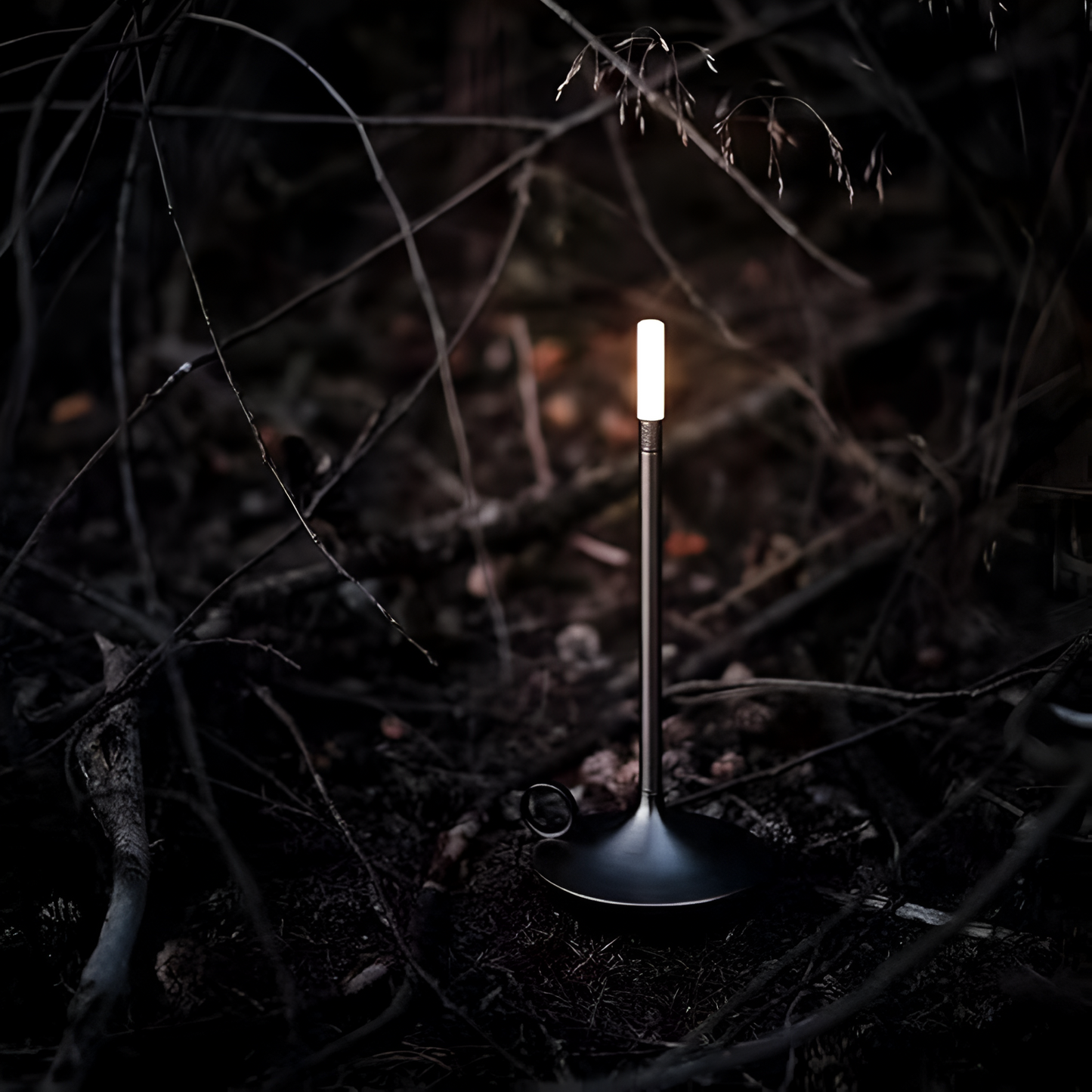 Compact Round Desk Lamp