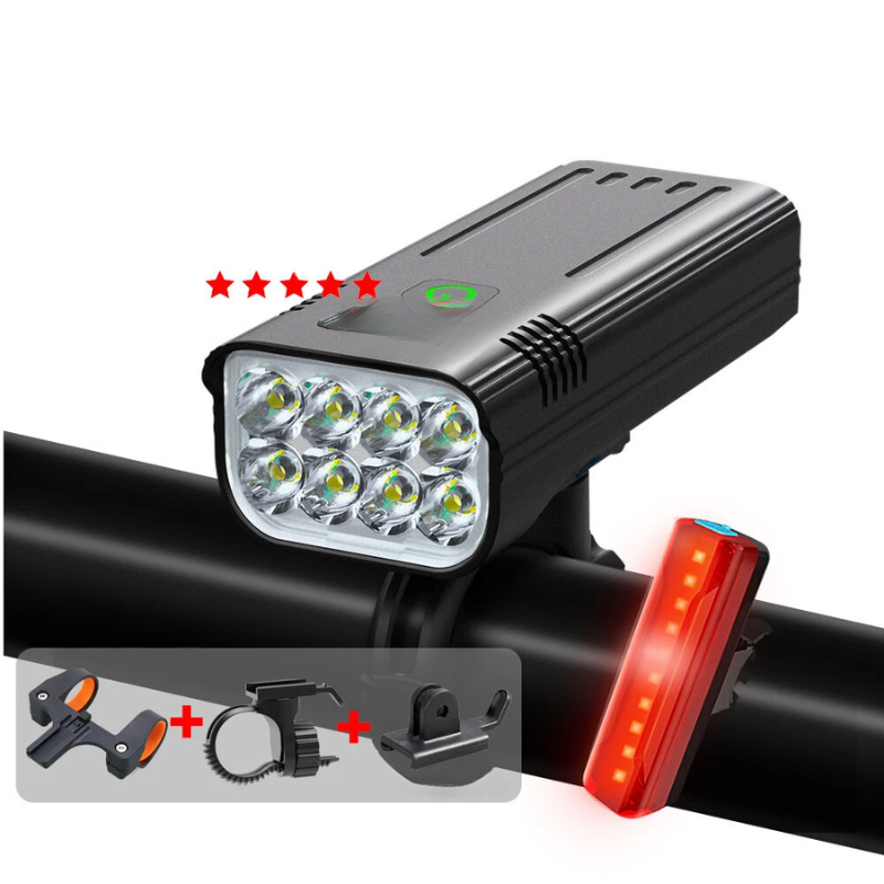 Bright 5000 Lumen Rechargeable Bike Headlight