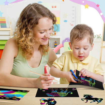Vibrant Scratch Off Gift Cards with Fun Colors