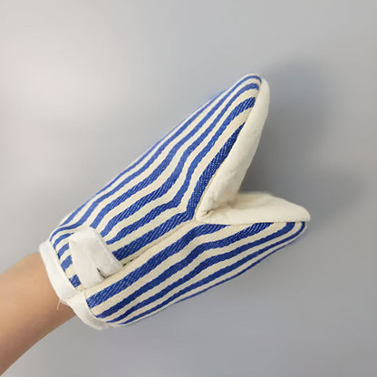 Bright Red Oven Mitts Heatproof Cooking Gloves - Luxicro