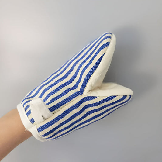 Bright Red Oven Mitts Heatproof Cooking Gloves - Luxicro