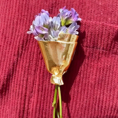 Beautiful Flower Pin Badge