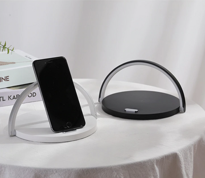 Modern 3-in-1 LED Night Lamp With Wireless Charger