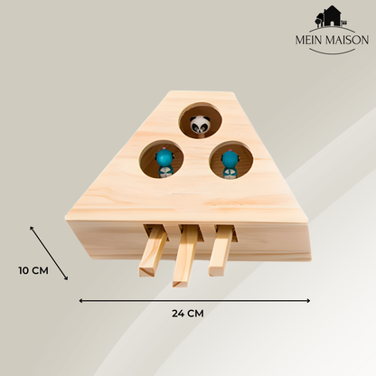 Fun Wooden Cat Play Center - Luxicro