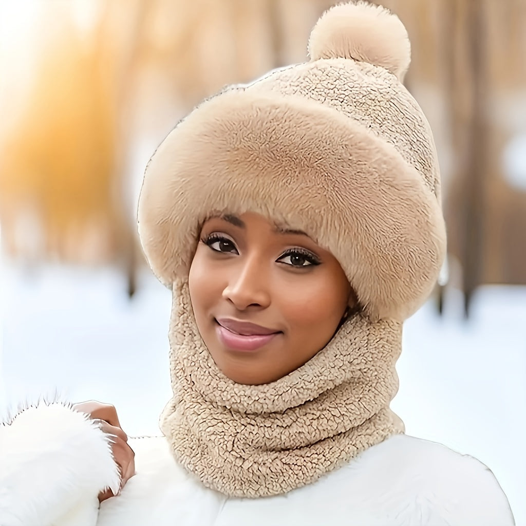 Warm Cozy Hat and Scarf Set - Luxicro