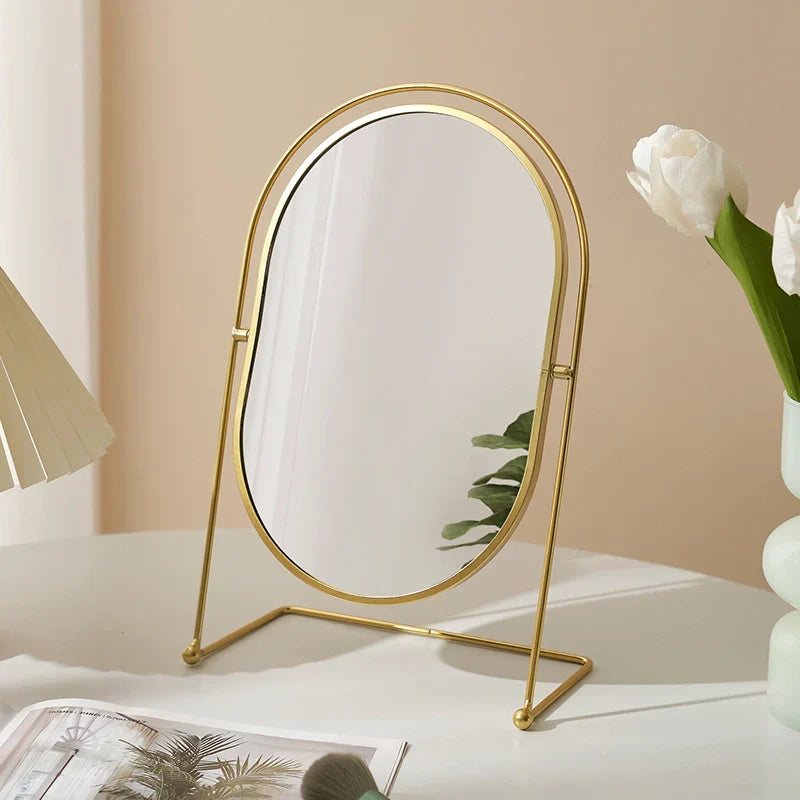 Big Simple Tabletop Makeup Mirror