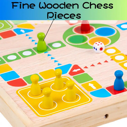 Classic Wooden Family Game Night Edition