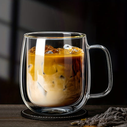 Insulated Double Wall Glass Coffee Mug