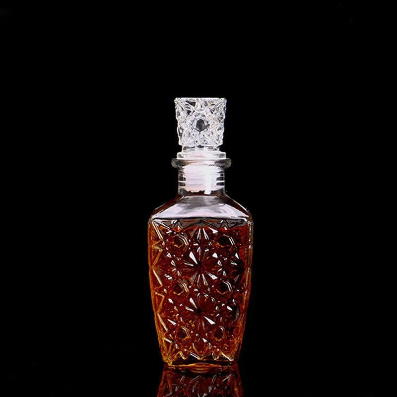 Vintage Mini Glass Wine Decanter