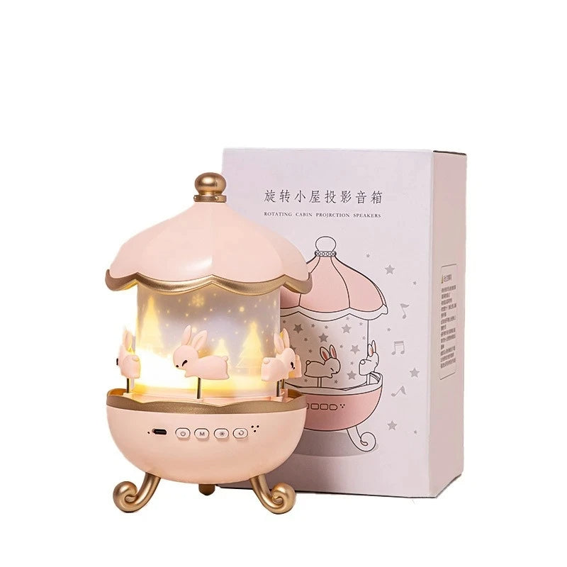 Fun Bunny LED Nursery Nightlight Projector - Luxicro