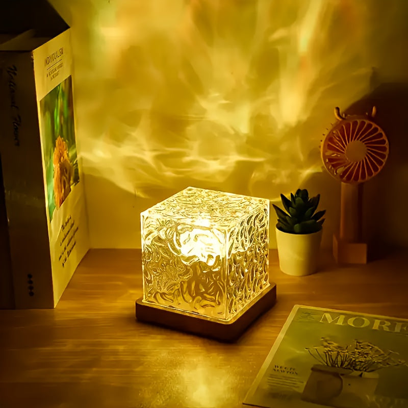 Colorful Ripple Effect Table Lamp in Unique Shapes - Luxicro