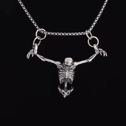 Fashionable Bar Chain Cross Necklace