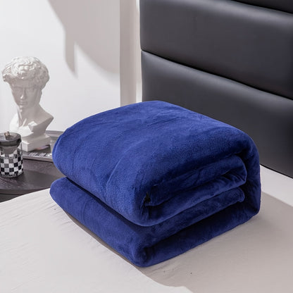 Cozy Light Grey Fuzzy Blanket