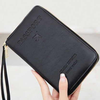 Travel RFID Blocking Passport Wallet