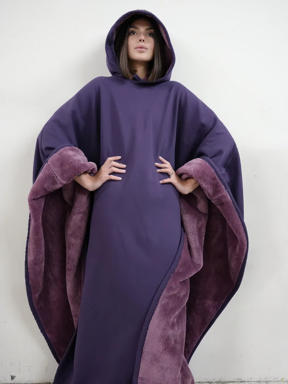 Warm Fleece Hooded Sweatshirt for Men and Women