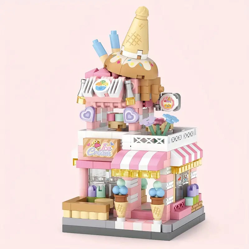 Small Town Construction Toy Set