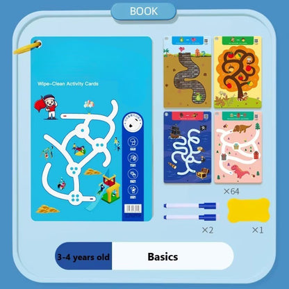 Fun Interactive Puzzle Book for Kids - Luxicro