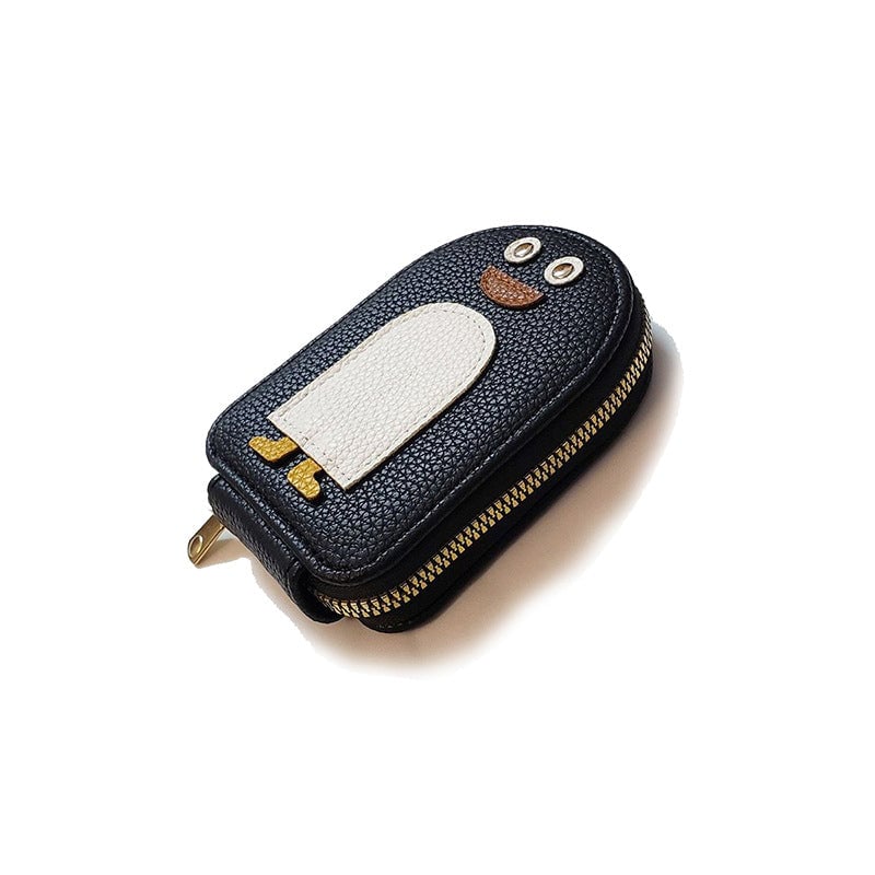 Cute Polar Animal Leather Card Wallet