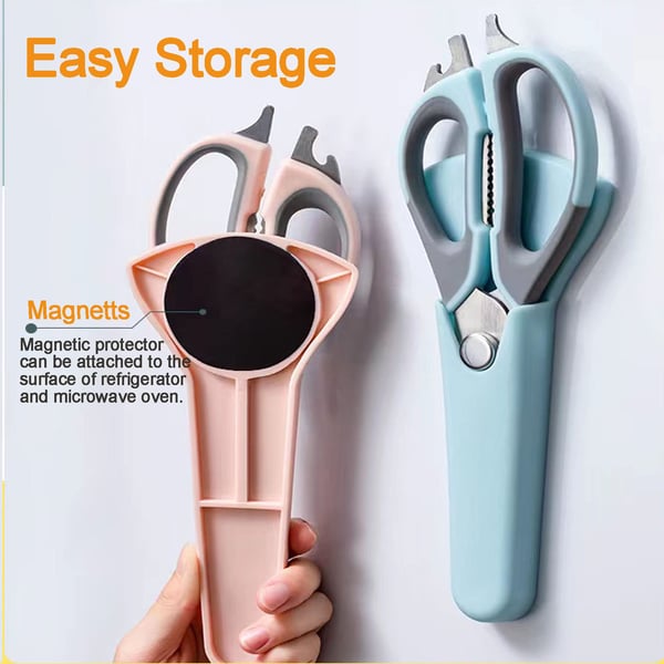 Premium 5-in-1 Kitchen Scissors for Easy Food Prep