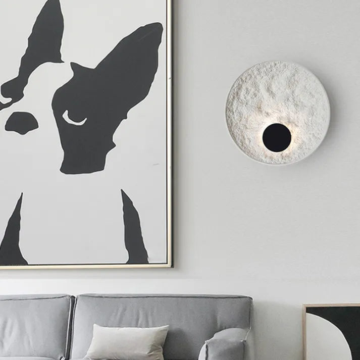 Round Glass Globe Wall Light