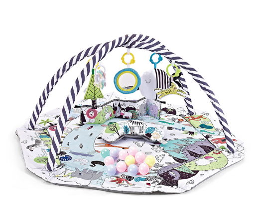 Colorful Baby Play Gym Mat | 8-in-1 Development Toy