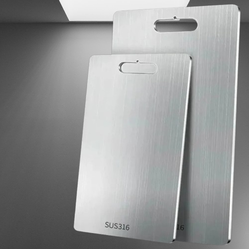 Sturdy Stainless Steel Chopping Board - Luxicro