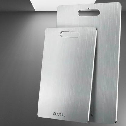 Sturdy Stainless Steel Chopping Board - Luxicro