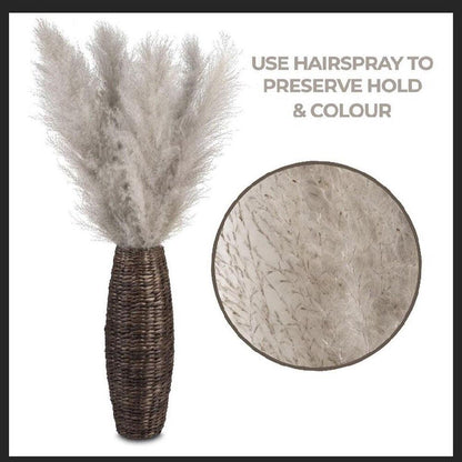 Beautiful Dry Pampas Grass Home Decor Centerpiece
