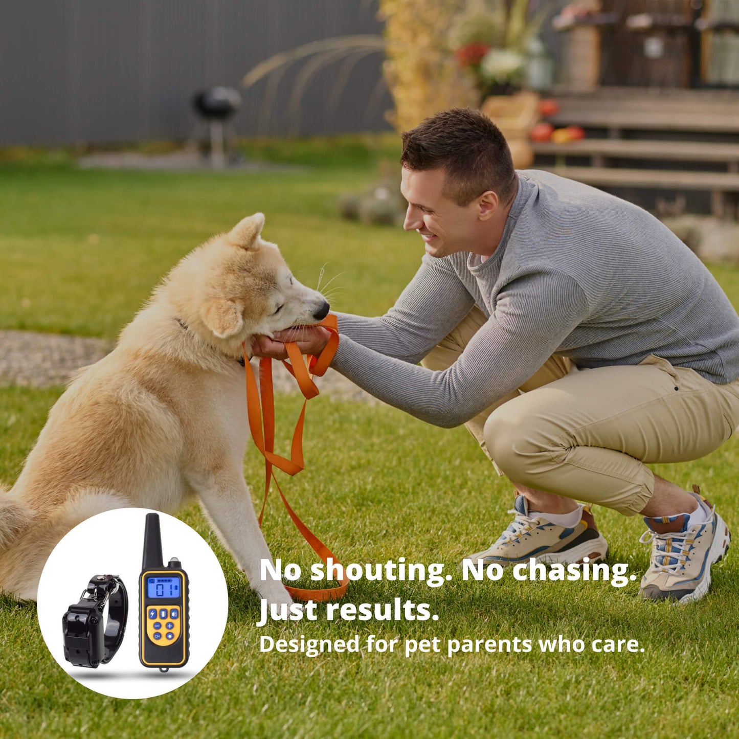 Durable Wireless Pet Training Collar with Remote