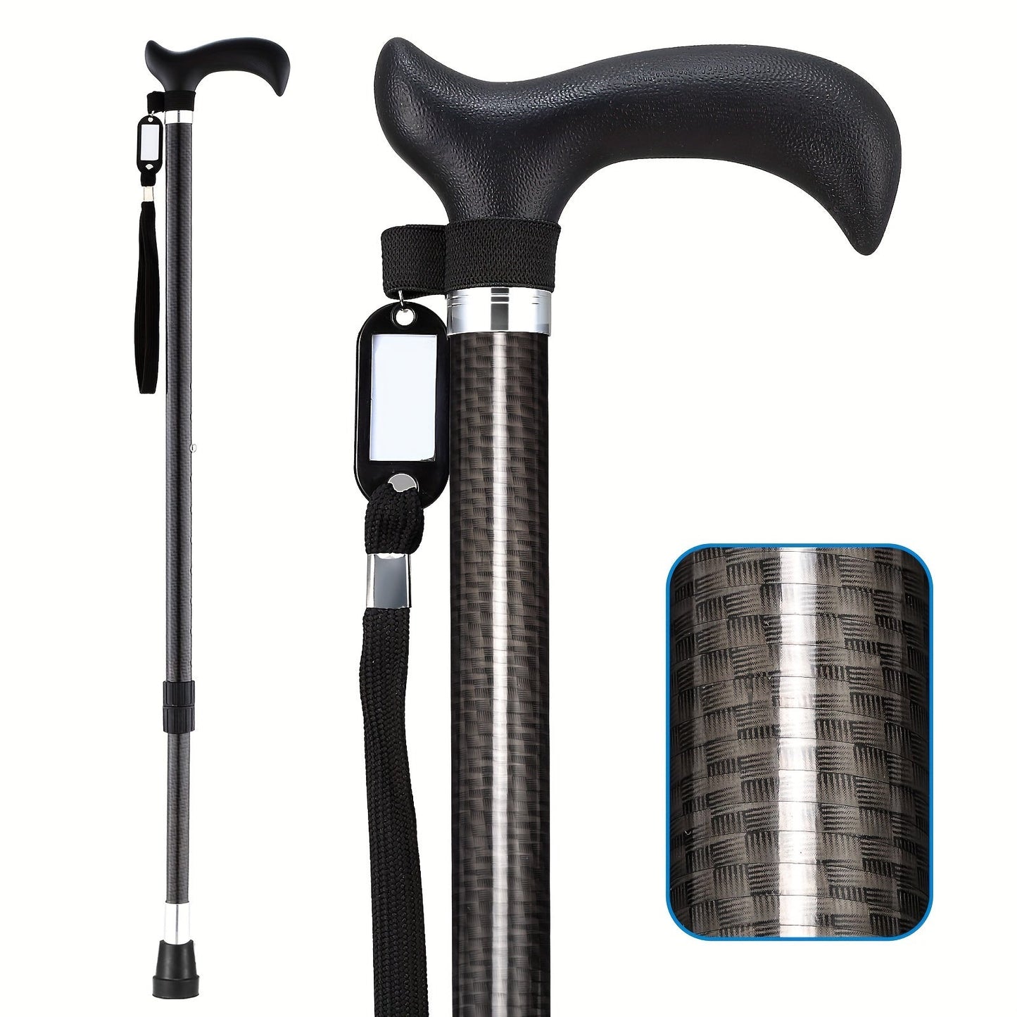Lightweight Adjustable Hiking Walking Stick - Luxicro