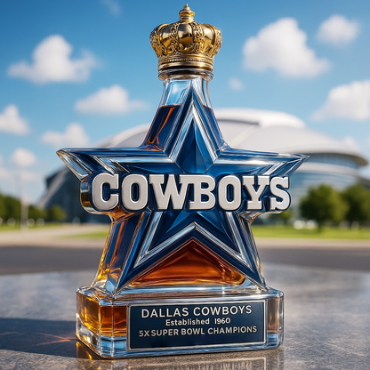 Official NFL Cowboys Liquor Decanter - Luxicro