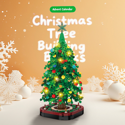 Miniature Snap Together Holiday Tree Blocks - Luxicro