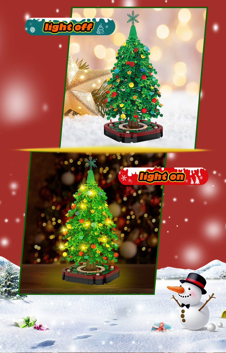 Miniature Snap Together Holiday Tree Blocks
