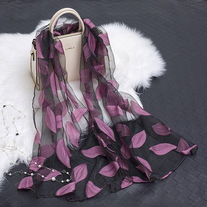 Beautiful Soft Floral Scarf
