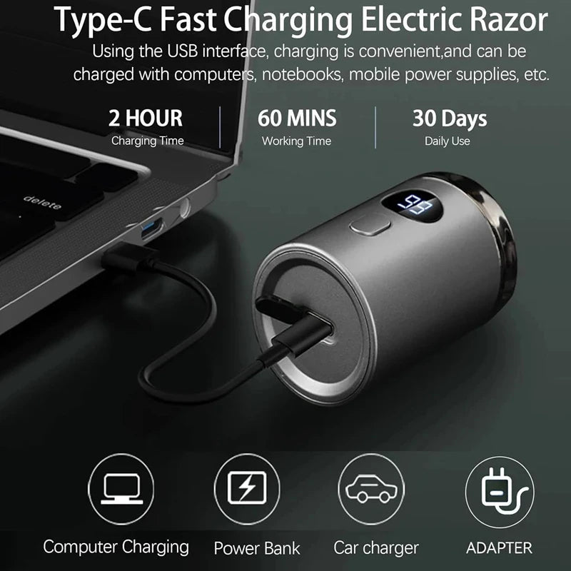 Compact Travel Razor for Close Shave