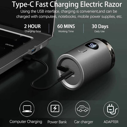 Compact Travel Razor for Close Shave