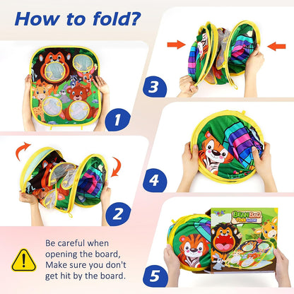 Colorful Yard Bean Bag Throw Game