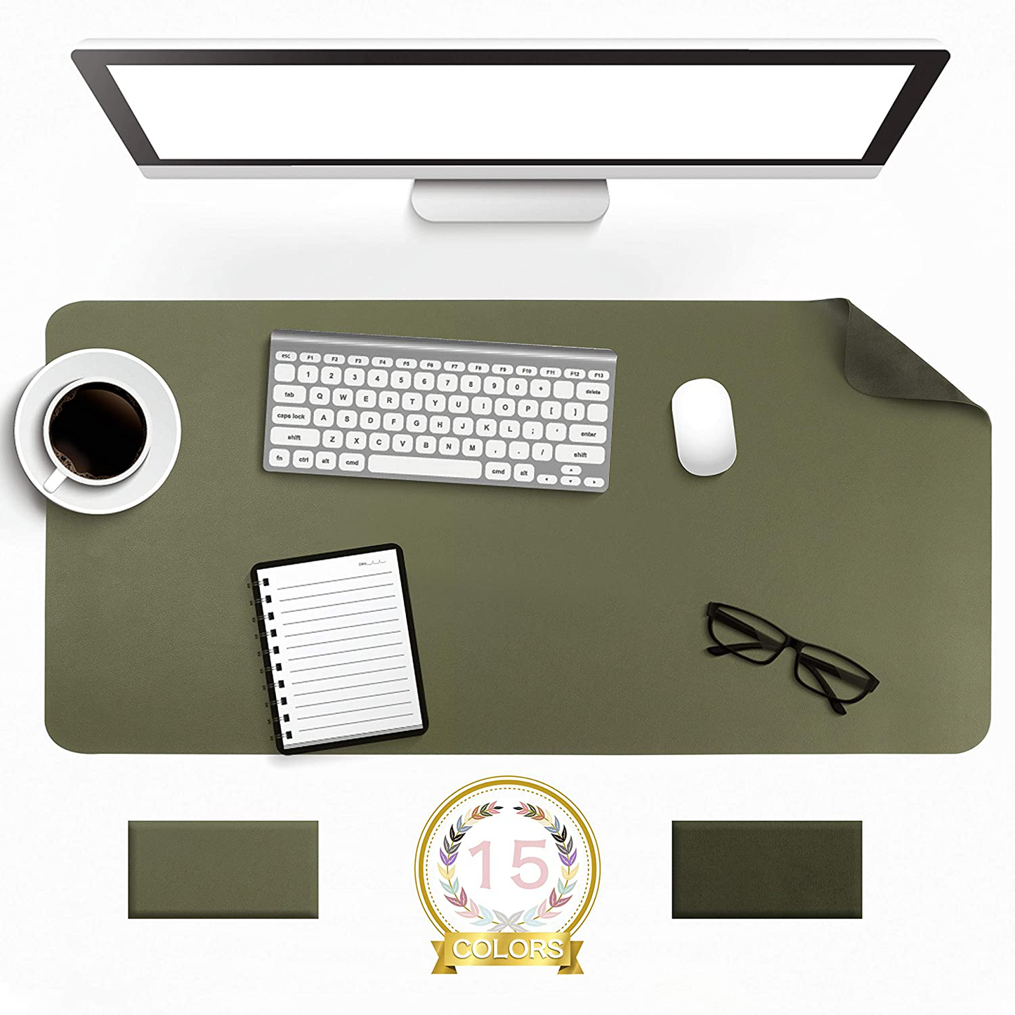 Premium Desk Mat Waterproof Leather Office Pad Protector